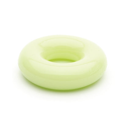 The Sport Fucker Chubby Cockring, by Sport Fucker, is a smooth, glossy light green torus resembling a donut, made from TPR material and set against a plain white background.